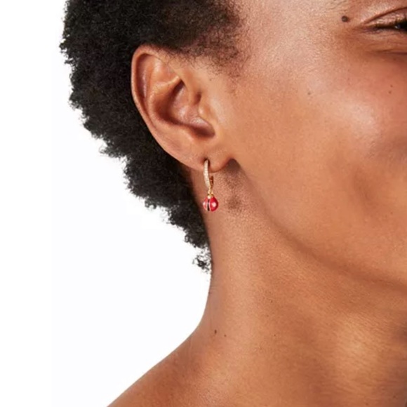 NWT ♠️ Kate Spade Ladybug Drop Earrings - Picture 4 of 7